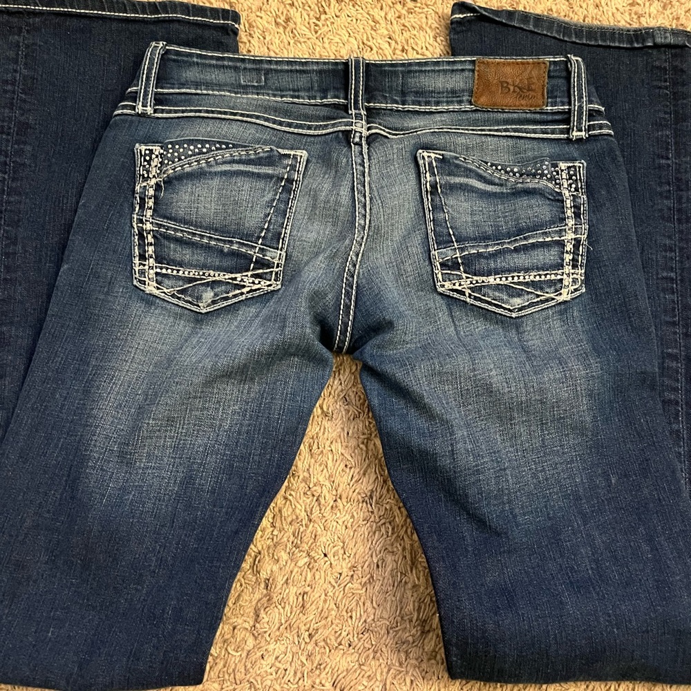 BKE Stella Denim Low-rise Bootcut Jeans